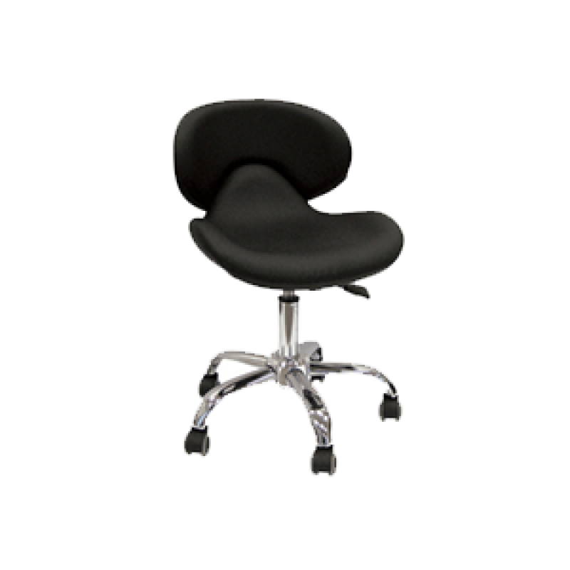 Cre8tion Nail Technician Chair, Black, 29038 BB (NOT Included Shipping Charge)